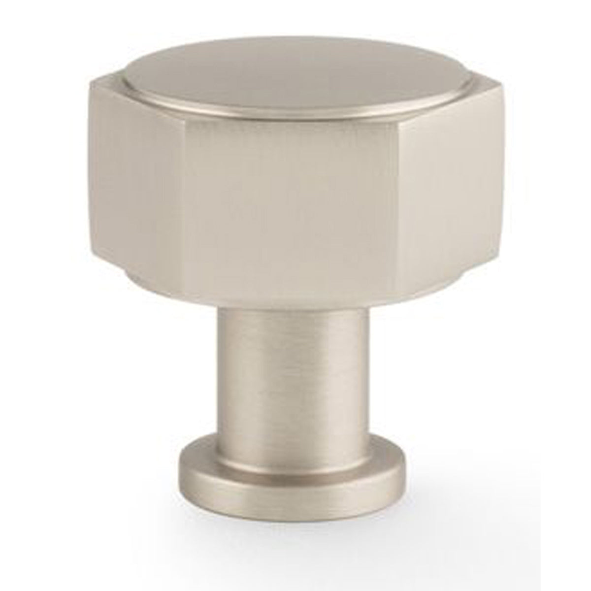 AW VESPER HEX KNOB 33x33x35 SNP AW828-33-SN by CARLISLE BRASS