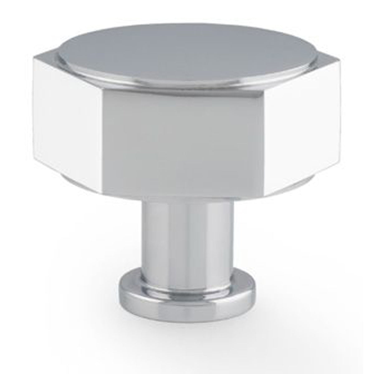 AW VESPER HEX KNOB 40x40x35 PCP AW828-40-PC by CARLISLE BRASS
