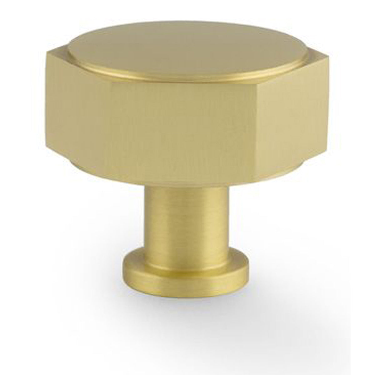 AW VESPER HEX KNOB 40x40x35 SBR AW828-40-SB by CARLISLE BRASS