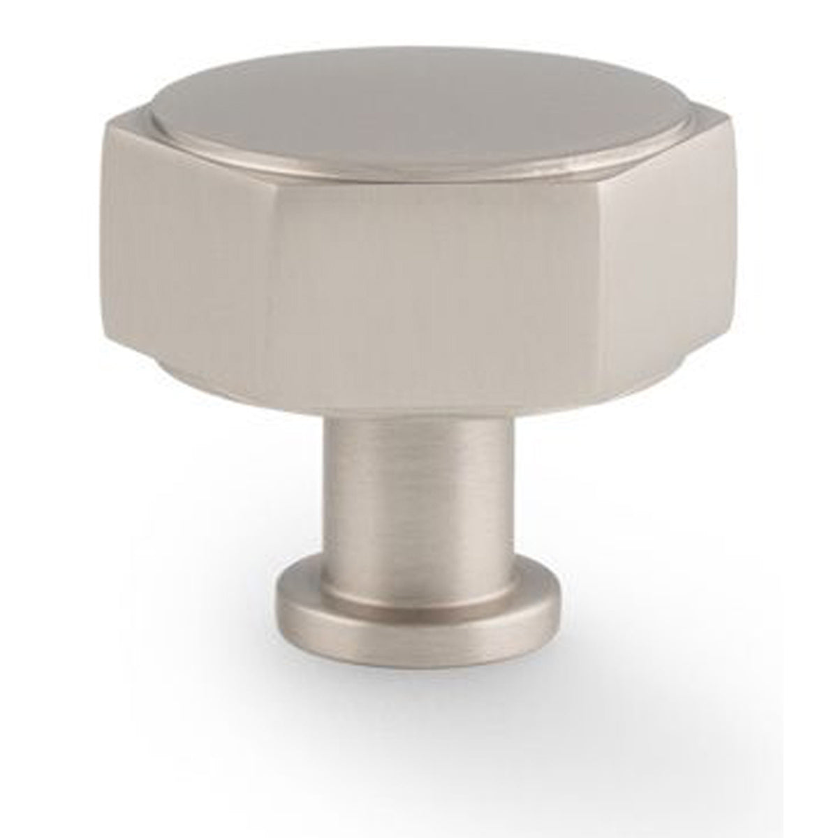 AW VESPER HEX KNOB 40x40x35 SNP AW828-40-SN by CARLISLE BRASS