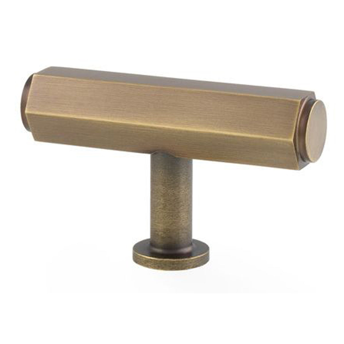 AW VESPER T-BAR HEX KNOB 55x32 ABR AW829-55-AB by CARLISLE BRASS