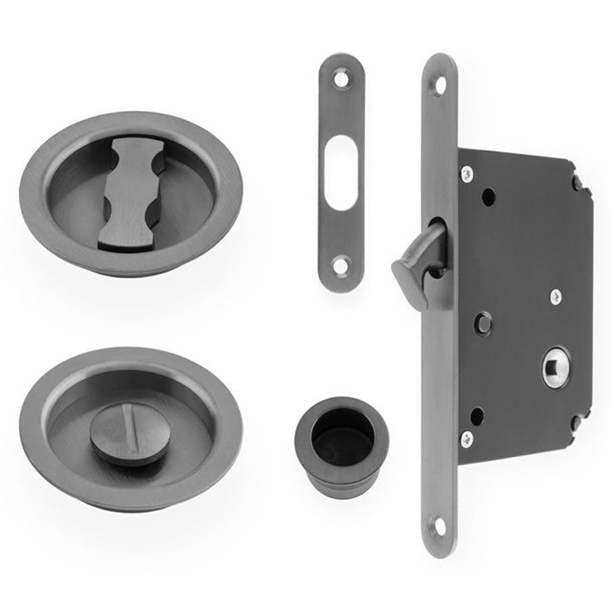 AW SLIDING LOCK SET RAD 70x50 DBZ AW110RDBZPVD by CARLISLE BRASS