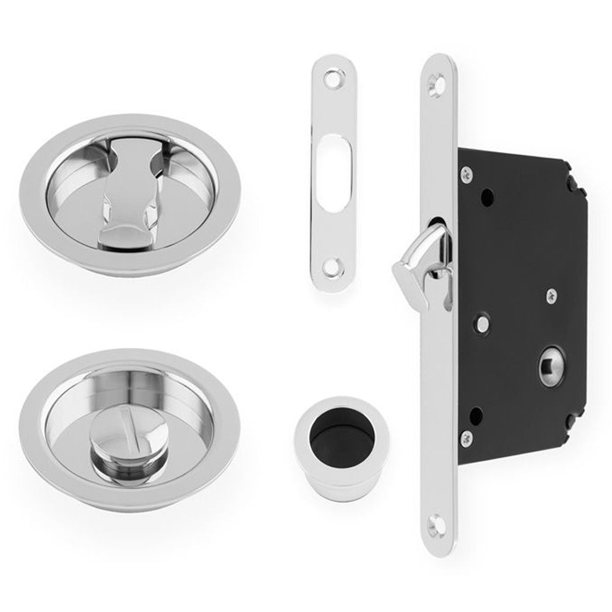 AW SLIDING LOCK SET RAD 70x50 PCP AW110RPC by CARLISLE BRASS
