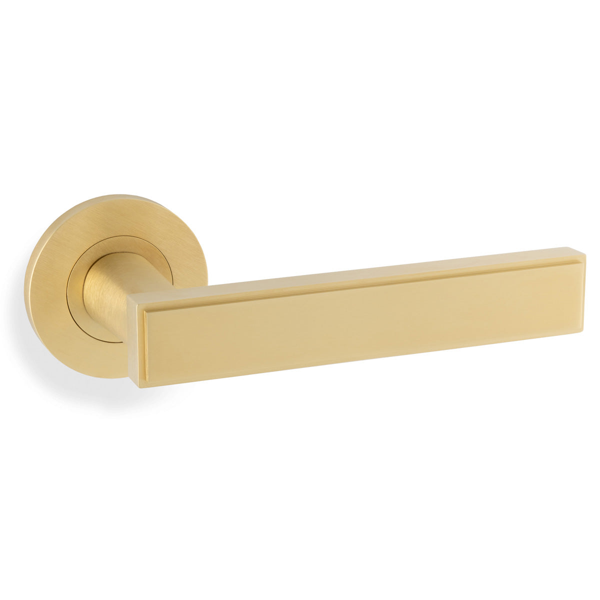 JESPER LEVER HANDLE D50x57x125 SBR AW260SBPVD by CARLISLE BRASS