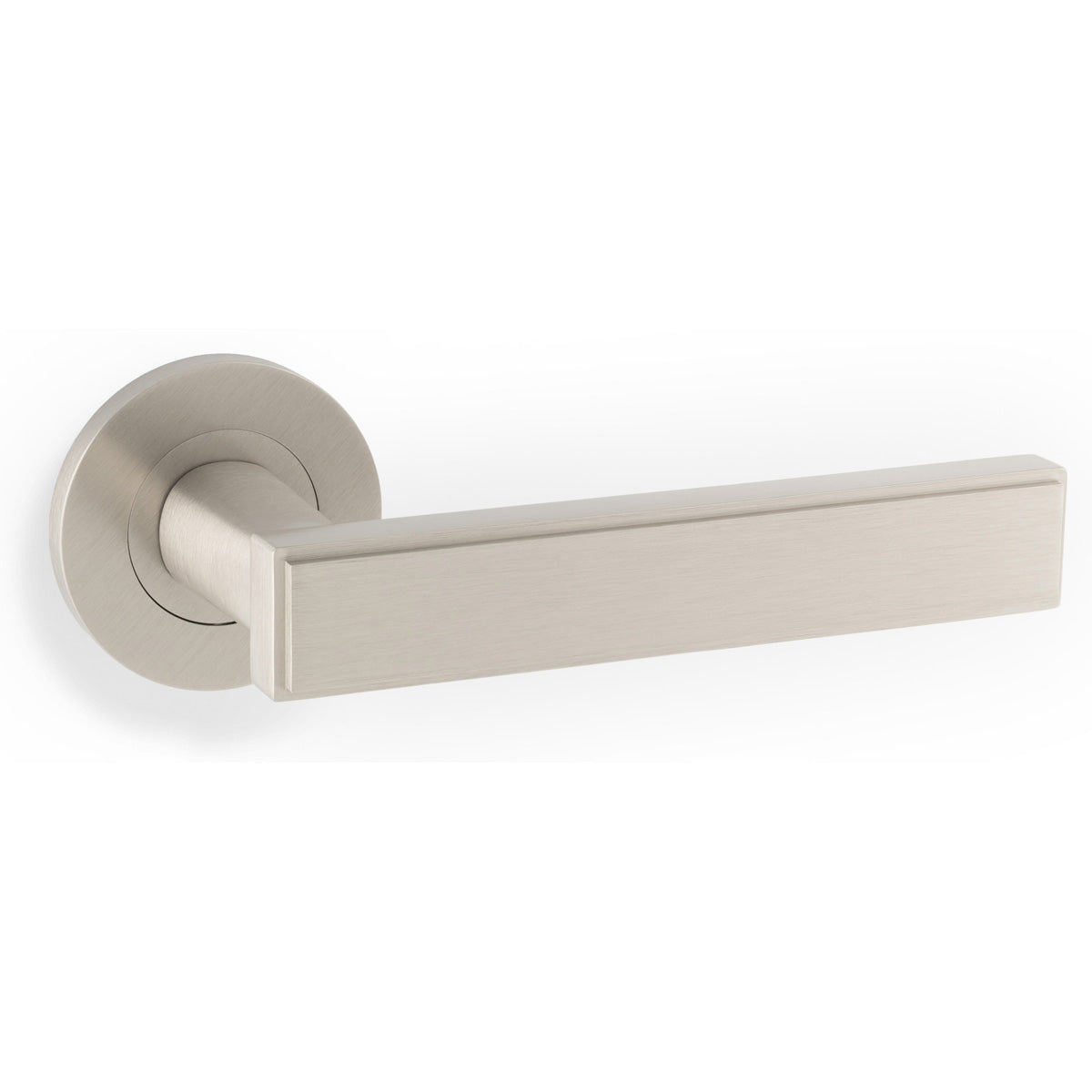 JESPER LEVER HANDLE D50x57x125 SNP AW260SN by CARLISLE BRASS