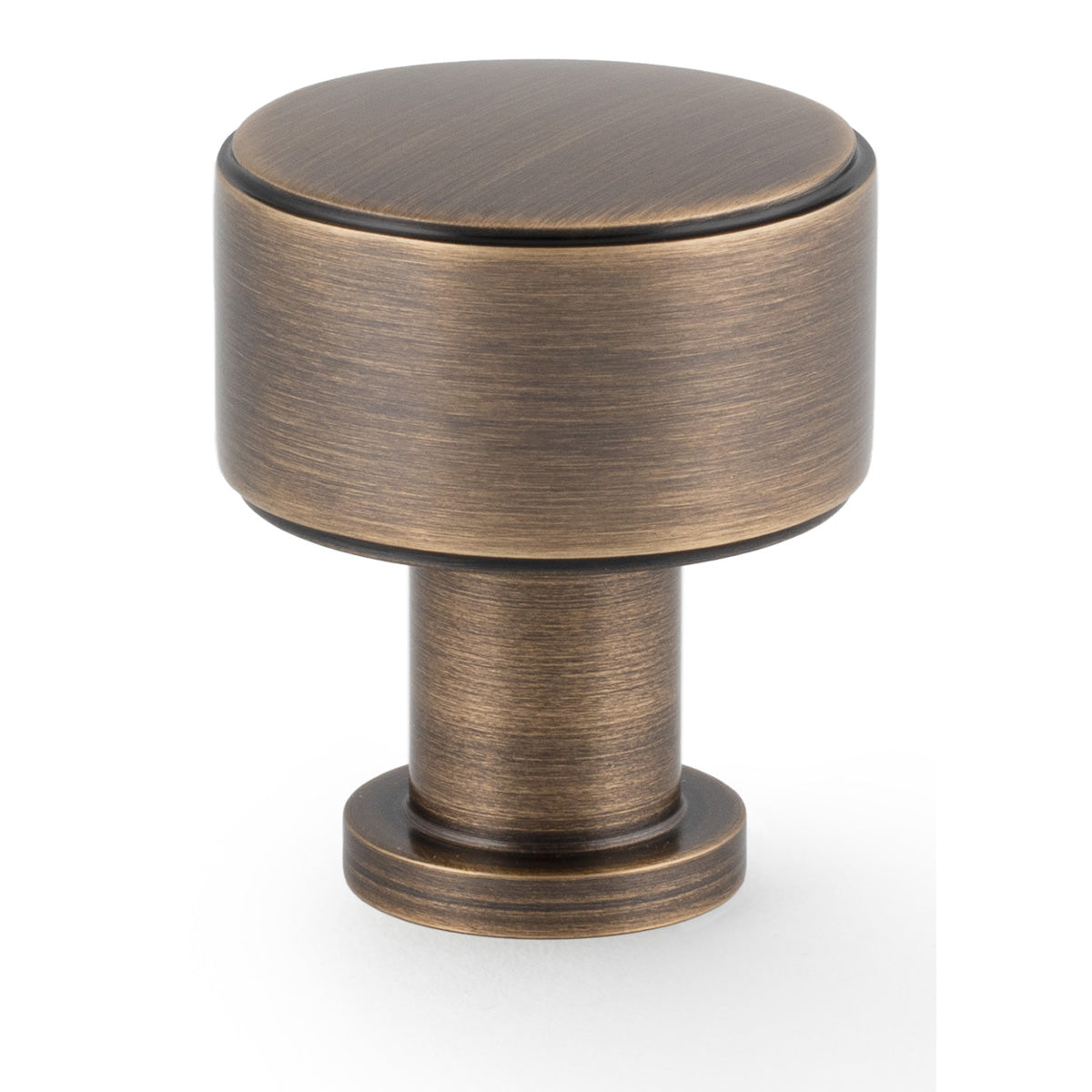 LUCIA PLAIN CABINET KNOB D29x35 ABR AW807P-29-AB by CARLISLE BRASS