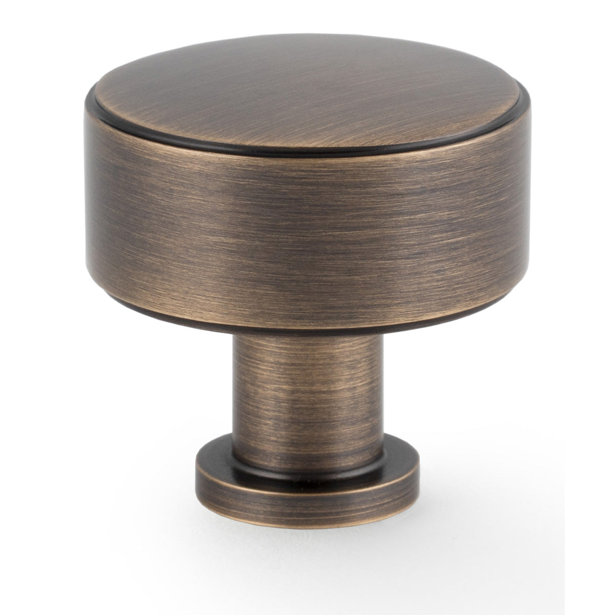 LUCIA PLAIN CABINET KNOB D35x35 ABR AW807P-35-AB by CARLISLE BRASS