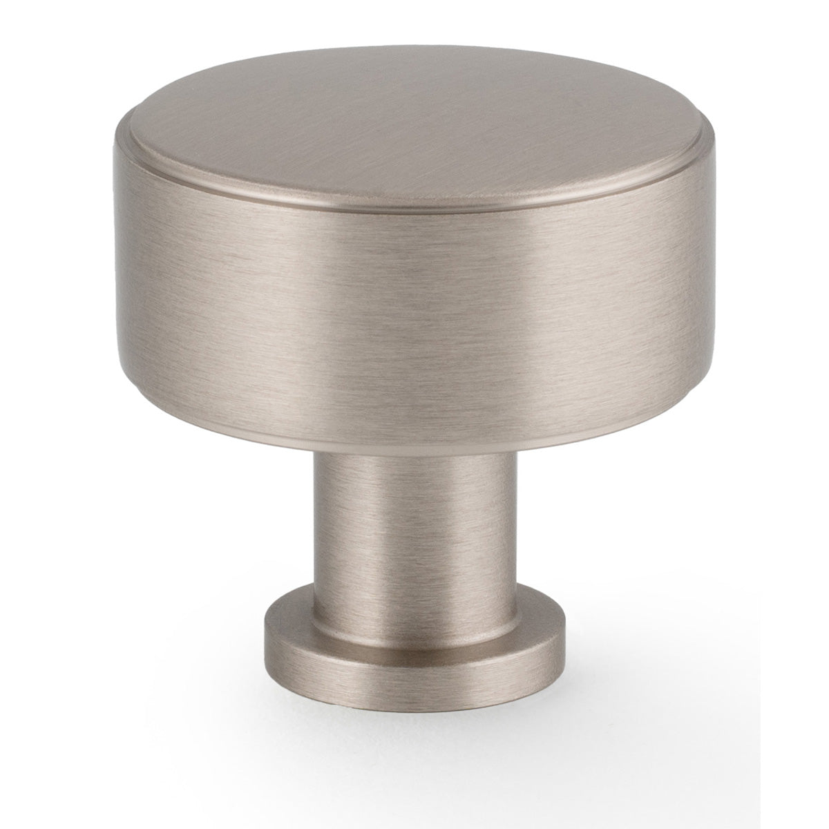 LUCIA PLAIN CABINET KNOB D35x35 SNP AW807P-35-SN by CARLISLE BRASS