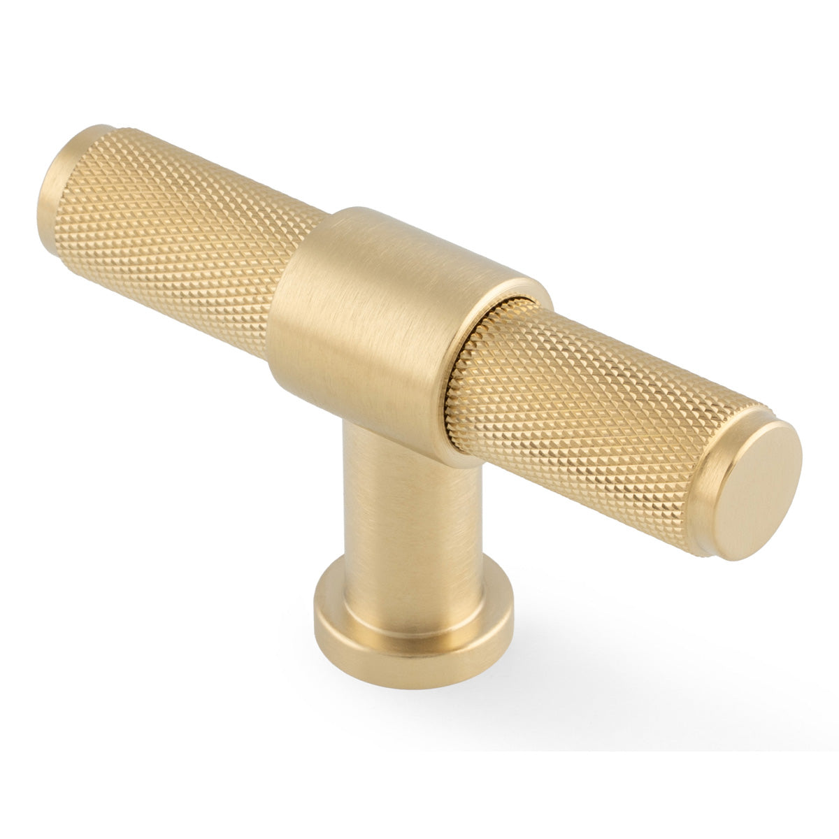 KINGSTON KNURLED T-BAR CUPBOARD KNOB D19x80x44 SBR AW838-80-SBPVD by CARLISLE BRASS