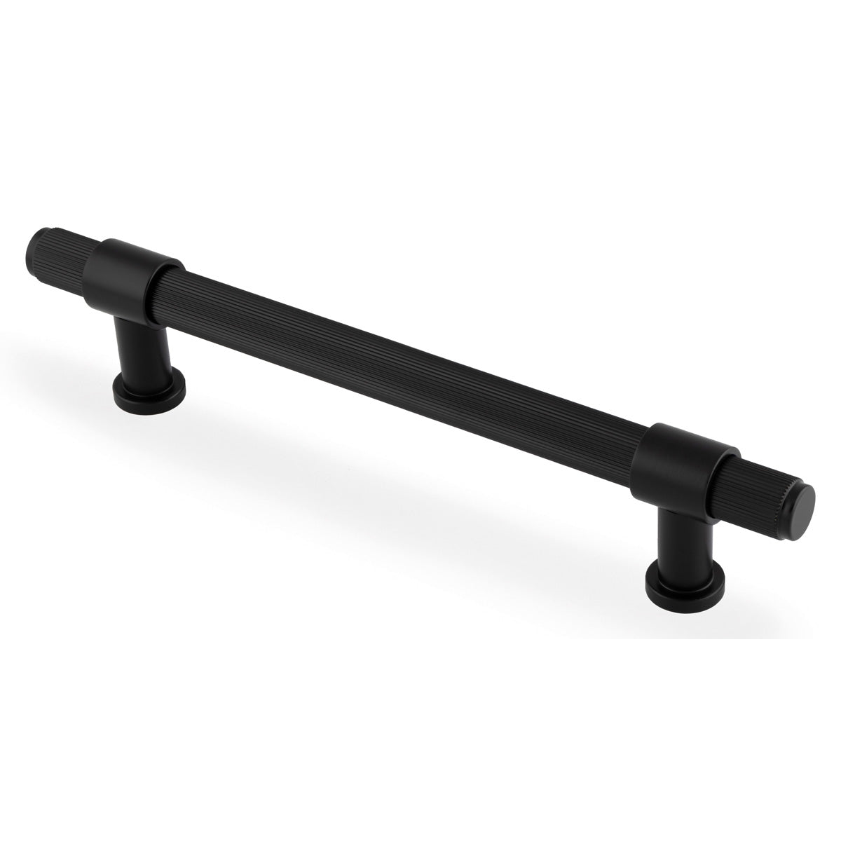 KINGSTON REEDED PULL HANDLE 160HC BLK AW839R-160-BL by CARLISLE BRASS