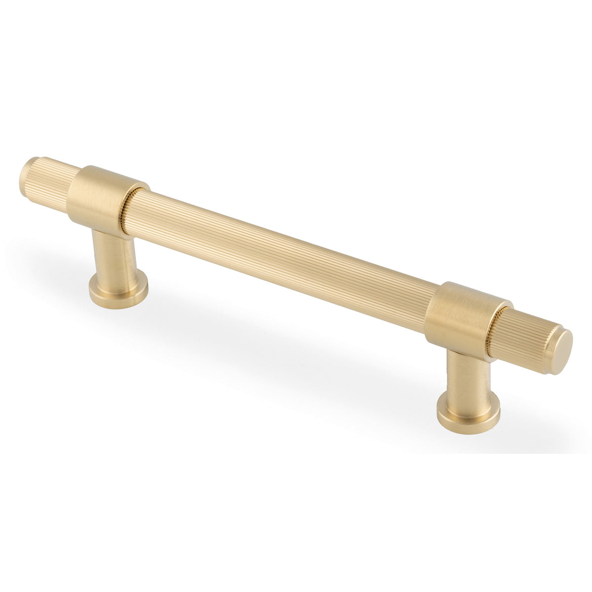 KINGSTON REEDED PULL HANDLE 128HC SBR AW839R-128-SBPVD by CARLISLE BRASS