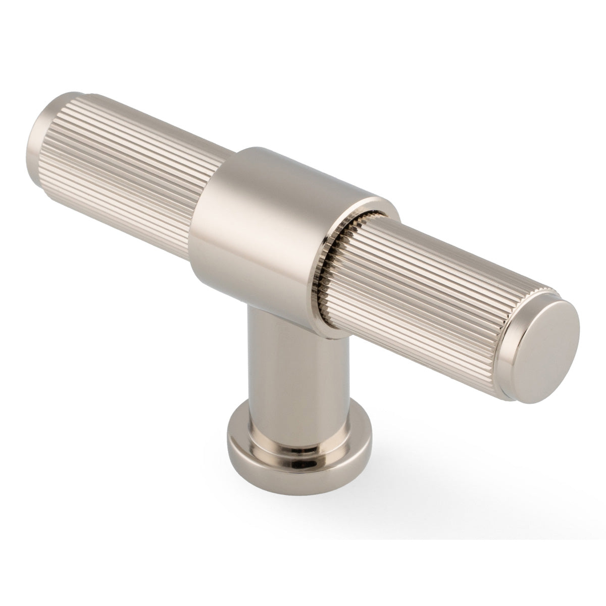 KINGSTON REEDED T-BAR CUPBOARD KNOB D19x80x44 PNP AW838R-80-PNPVD by CARLISLE BRASS