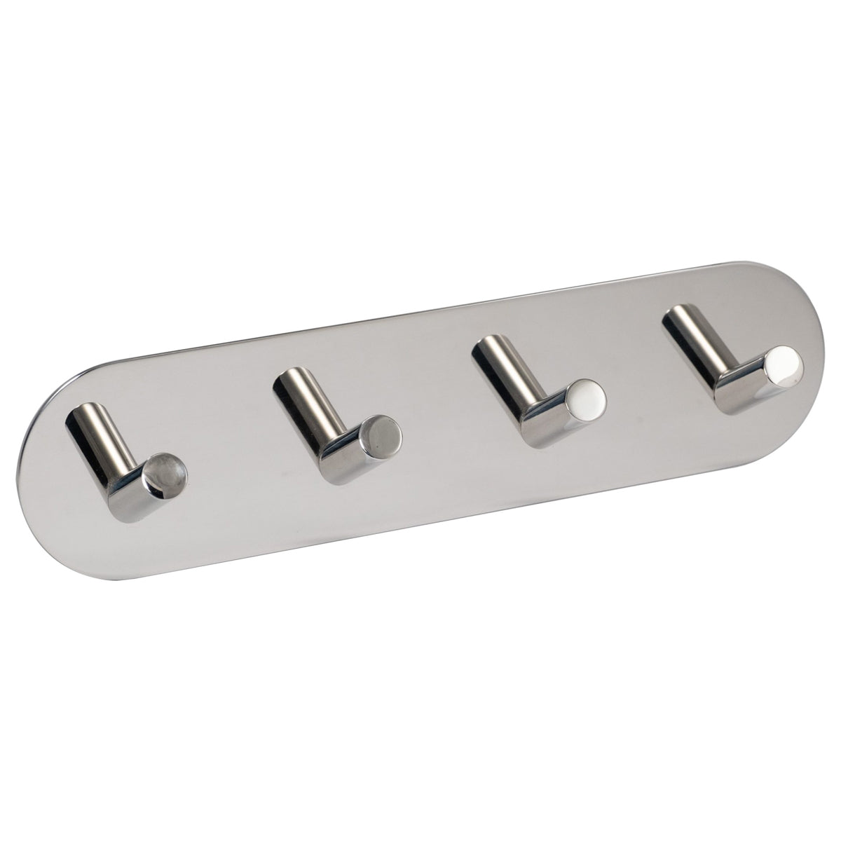 ECLIPSE STAINLESS STEEL ANGLED QUAD HOOK SELF-ADHESIVE 192x48 PSS – HE1468EP
