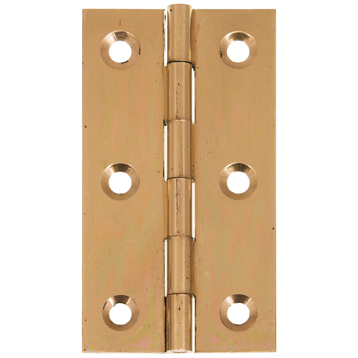 ECLIPSE SOLID DRAWN BRASS PLAIN BUTT HINGE 076x41 PBR PR