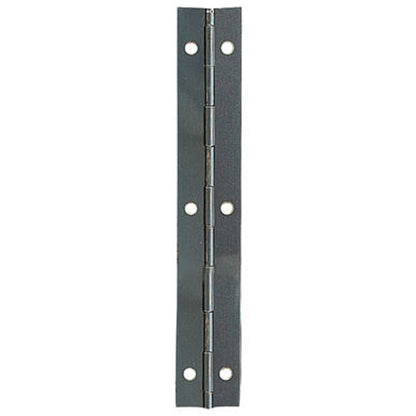1830 × 32 × 1mm Florentine-bronze plated steel continuous piano hinge shown open