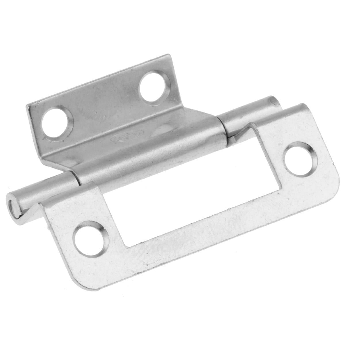 ECLIPSE DOUBLE CRANKED FLUSH HINGE 50 ST/BZP PR by FRISCO UK SALES LTD