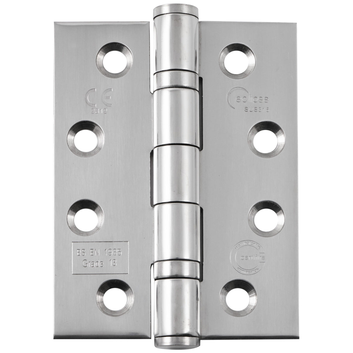 ECLIPSE EXTERNAL BALL BEARING HINGE G13 102x76x3 316PSS PR