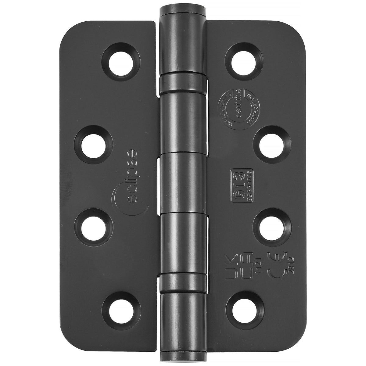 ECLIPSE BALL BEARING HINGE RADIUS G13 102x76x3 STST/MBK PR