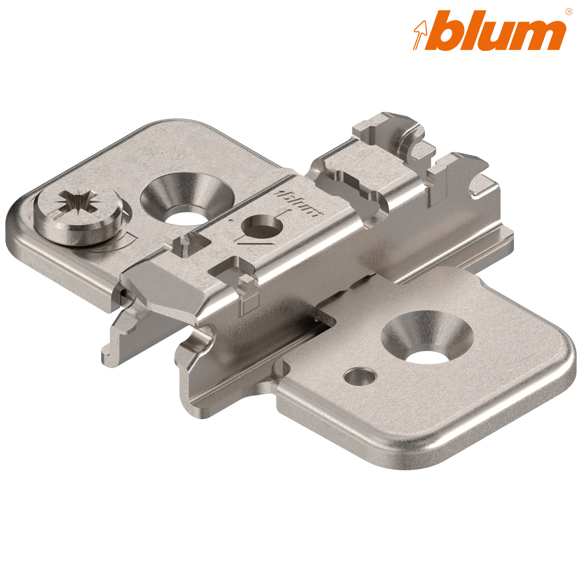 BLUM CLIP CRUCIFORM MOUNTING PLATE 03 ±2 HA 11.5 CAM CHIPBOARD by JULIUS BLUM UK LTD