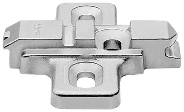BLUM CLIP CRUCIFORM MOUNTING PLATE 00 ±3 08.5 ELONGATED CHIPBOARD by JULIUS BLUM UK LTD