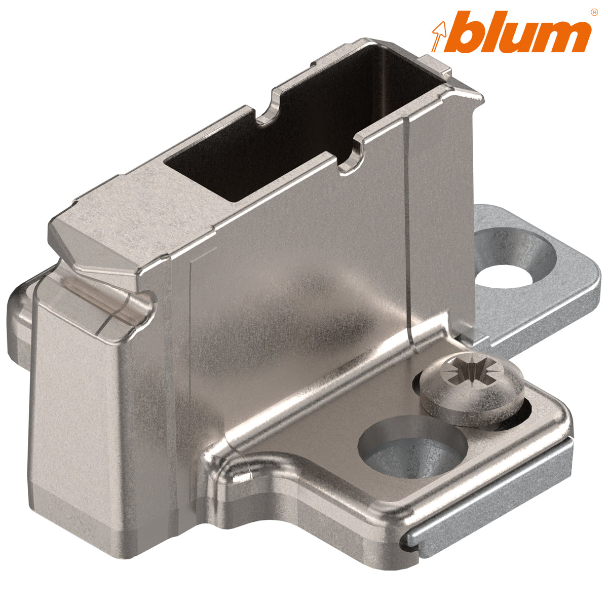 BLUM CLIP CRUCIFORM MOUNTING PLATE 18 ±2 26.5 CHIPBOARD by JULIUS BLUM UK LTD