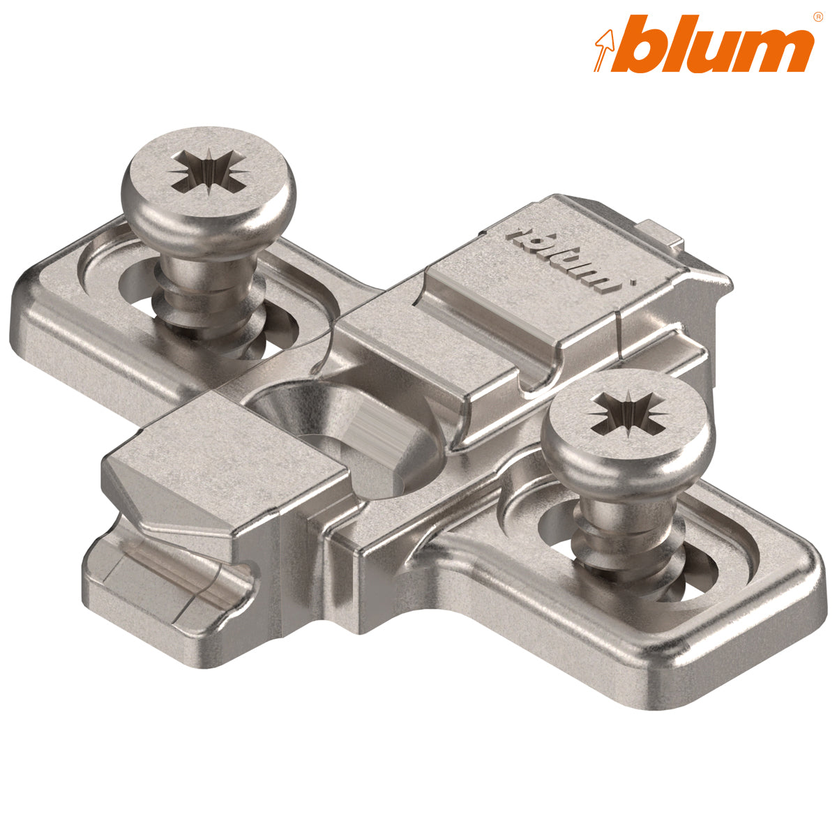 BLUM CLIP TWIN CRUCIFORM MOUNTING PLATE 00 ±3 HA 08.5 ELONGATED SYSTEM by JULIUS BLUM UK LTD