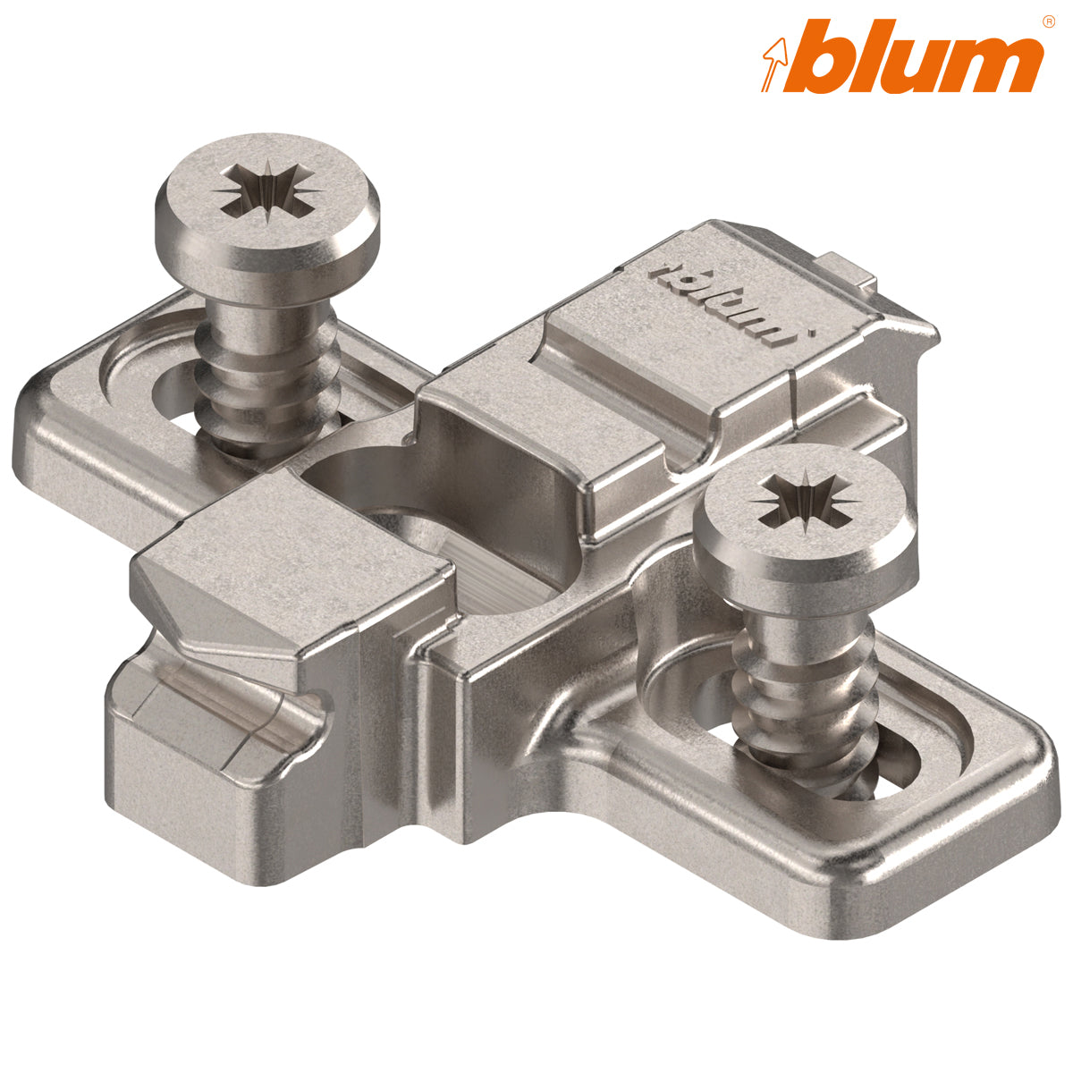 BLUM CLIP THIN CRUCIFORM MOUNTING PLATE 03 ±3 HA 11.5 ELONGATED SYSTEM