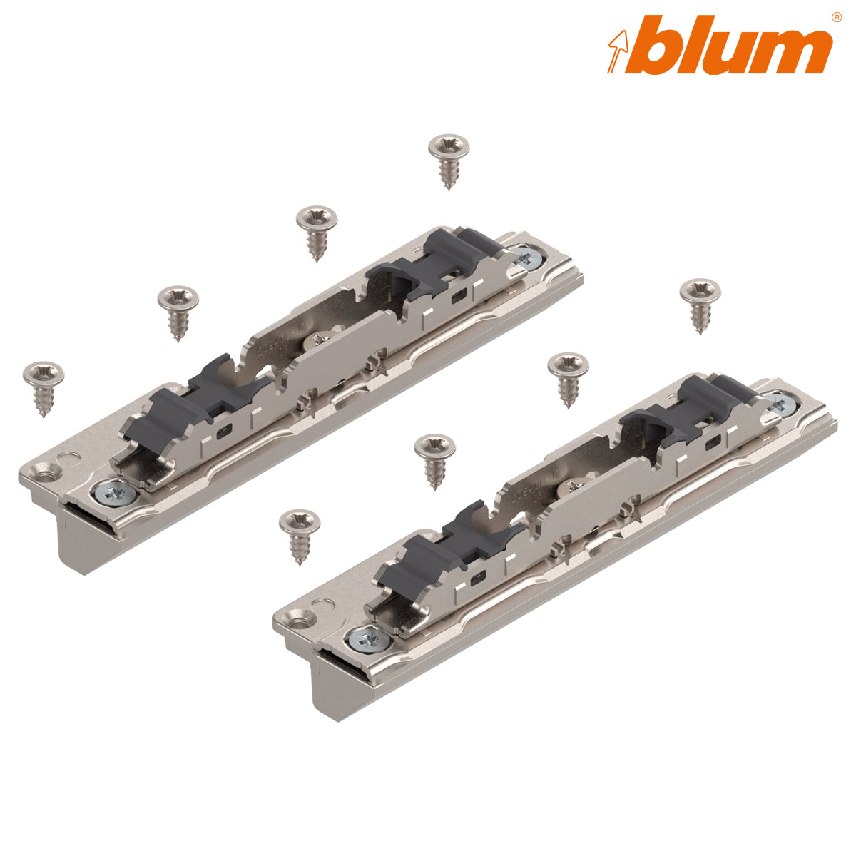 BLUM AVENTOS HS/HL/HK FRONT FIXING BRACKET SET ALUMINIUM SCREW-ON by JULIUS BLUM UK LTD