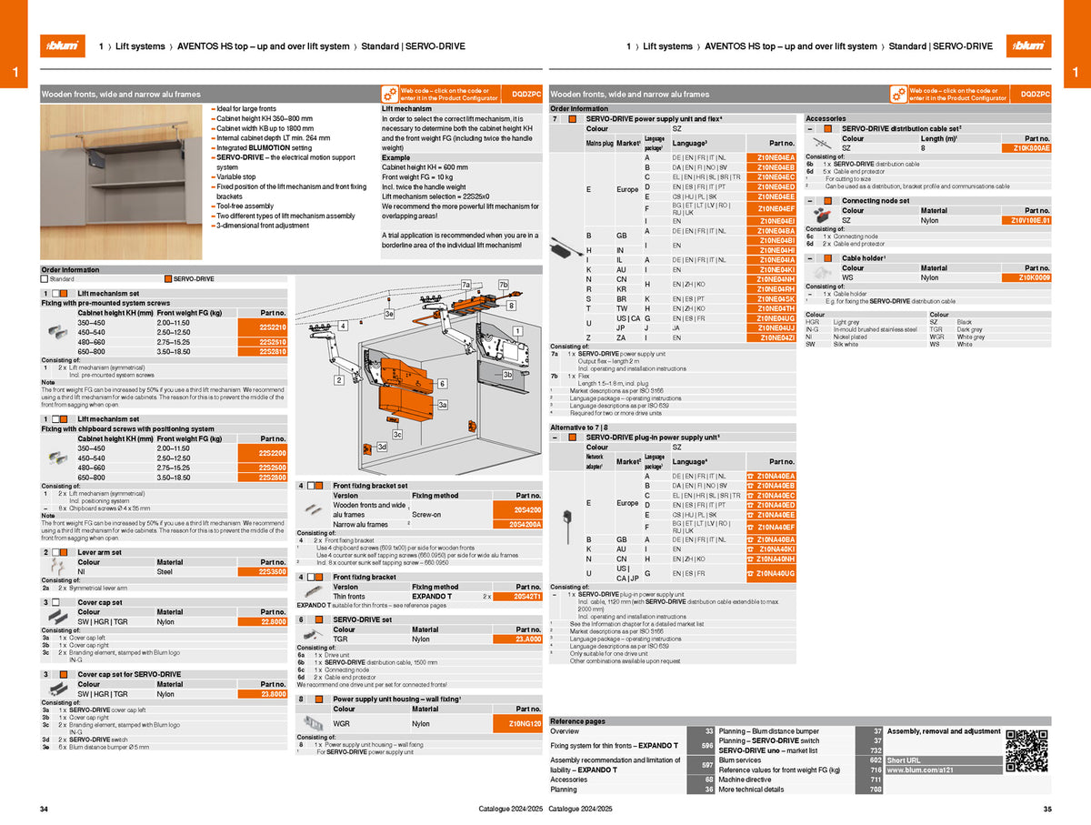 BLUM AVENTOS HS TOP LIFT MECHANISM 480-660 – alternate view 2 – HI22S2500