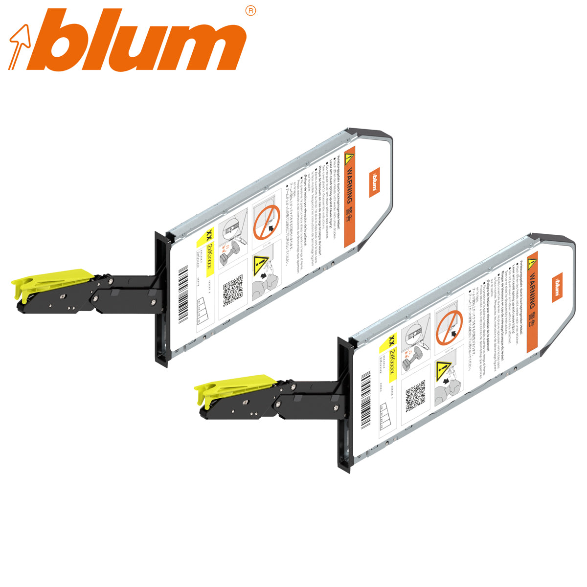 BLUM AVENTOS HKi LIFT MECHANISM SET 0420-1610 TIP-ON ONYX by JULIUS BLUM UK LTD