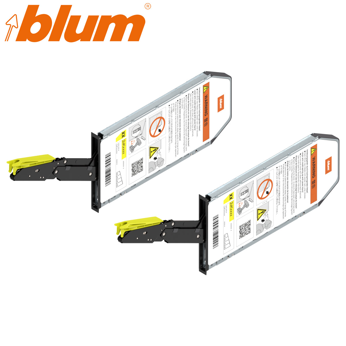 BLUM AVENTOS HKi FRONT FIXING BRACKET ALUMINIUM EXPANDO ONYX by JULIUS BLUM UK LTD