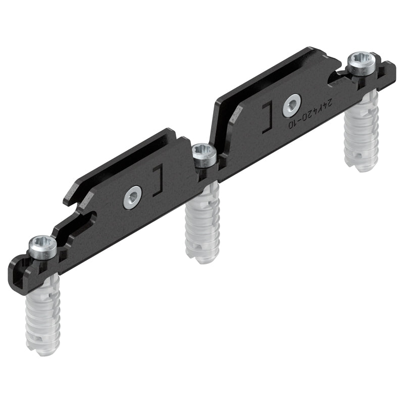 BLUM AVENTOS HKi FRONT FIXING BRACKET WOOD EXPANDO ONYX by JULIUS BLUM UK LTD