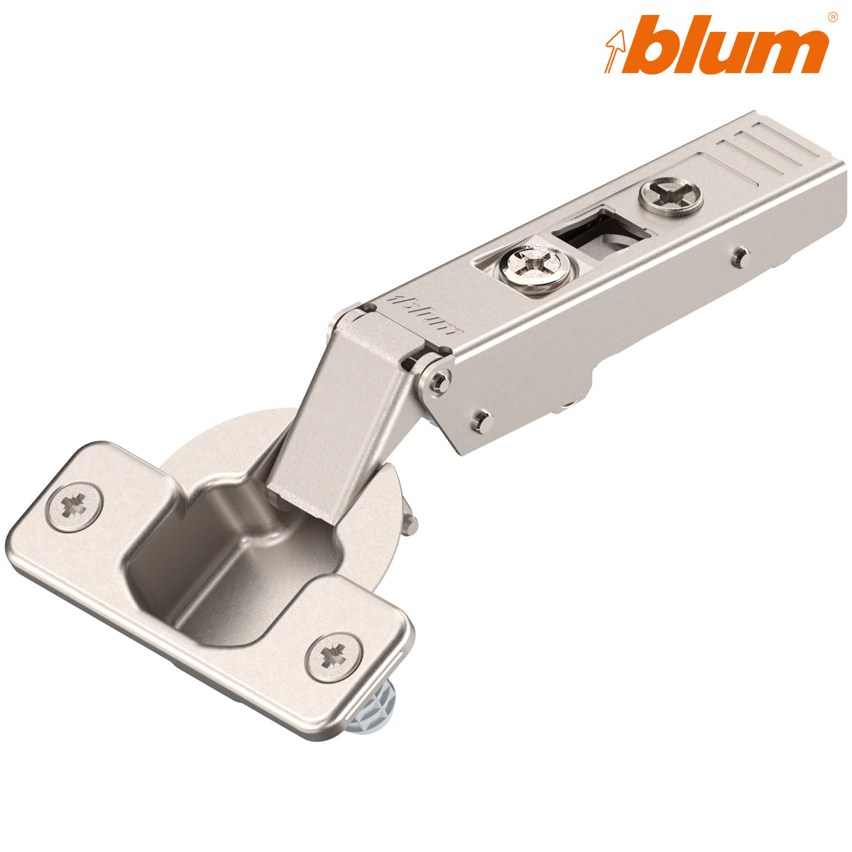 BLUM CLIP HINGE 120deg OVERLAY UNSPRUNG KNOCK-IN
