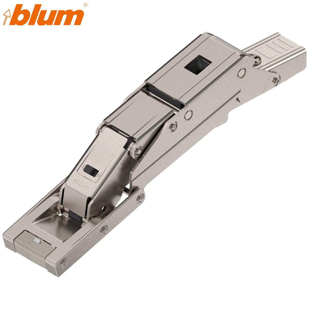 BLUM CLIP BLUMOTION CRISTALLO HINGE 110deg OVERLAY GLUE-ON by JULIUS BLUM UK LTD