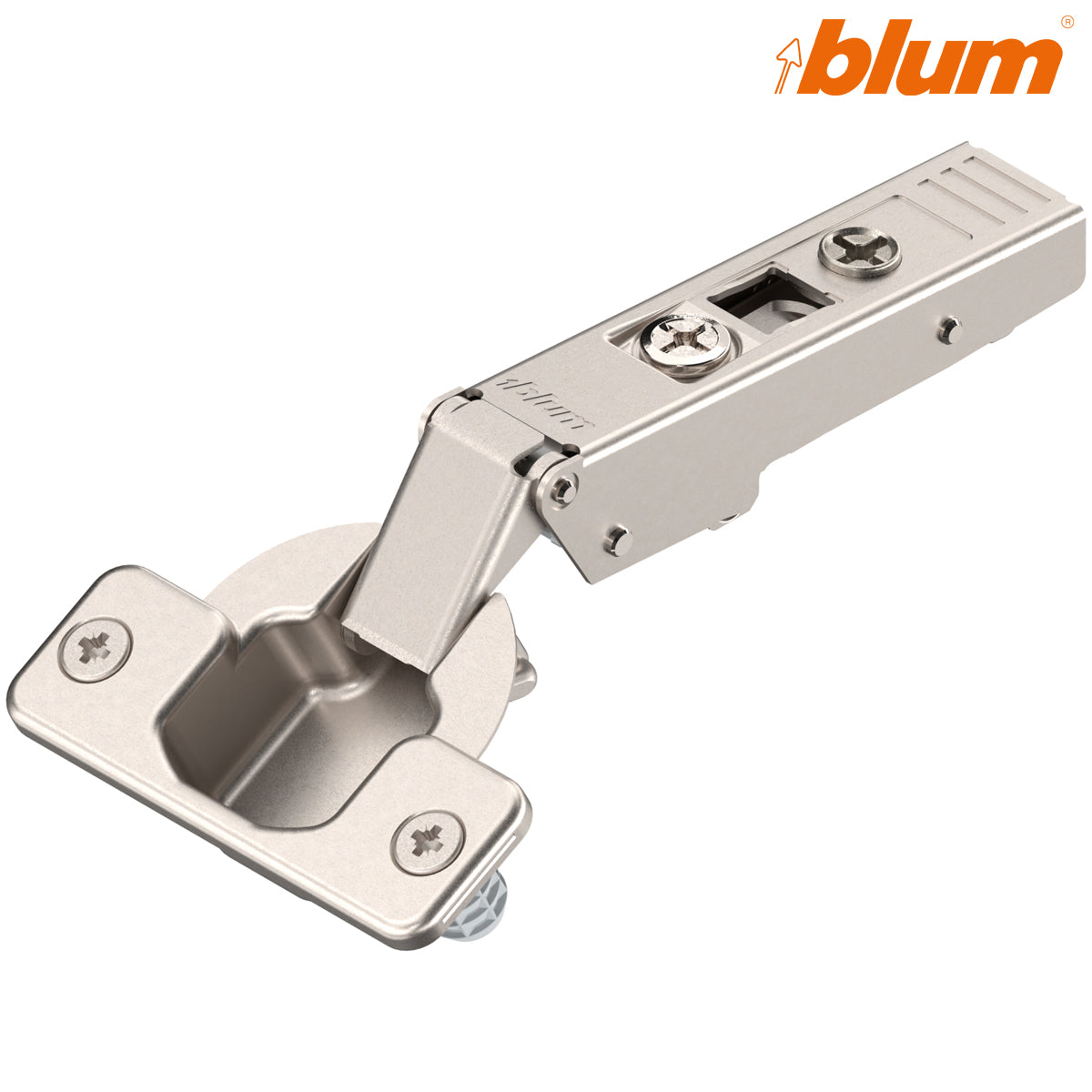 BLUM CLIP HINGE 120deg OVERLAY KNOCK-IN