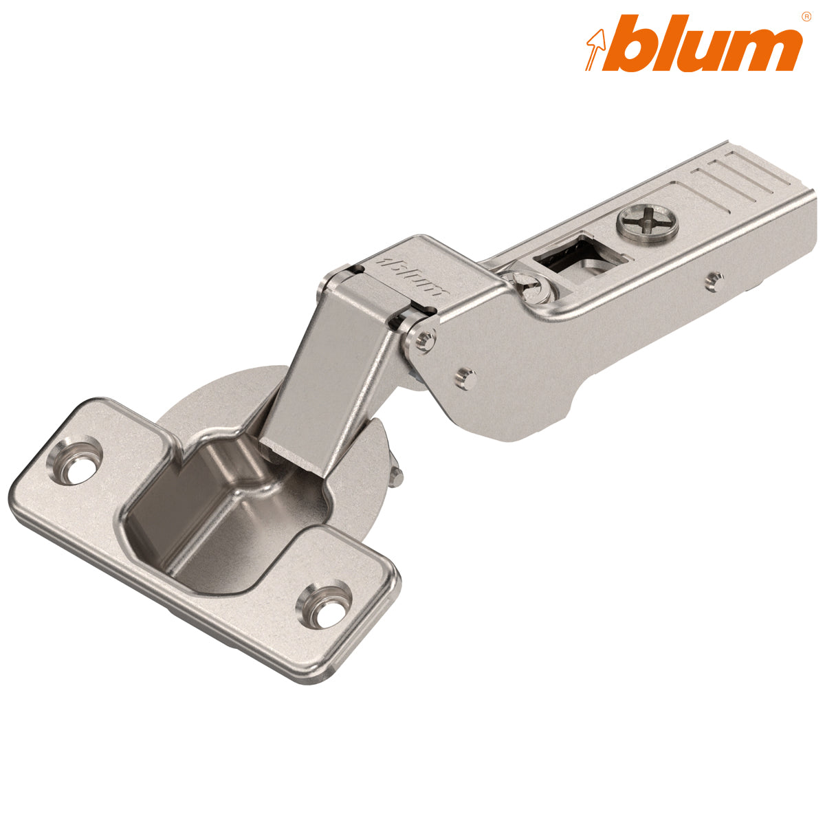 BLUM CLIP HINGE 120deg DUAL SCREW-ON