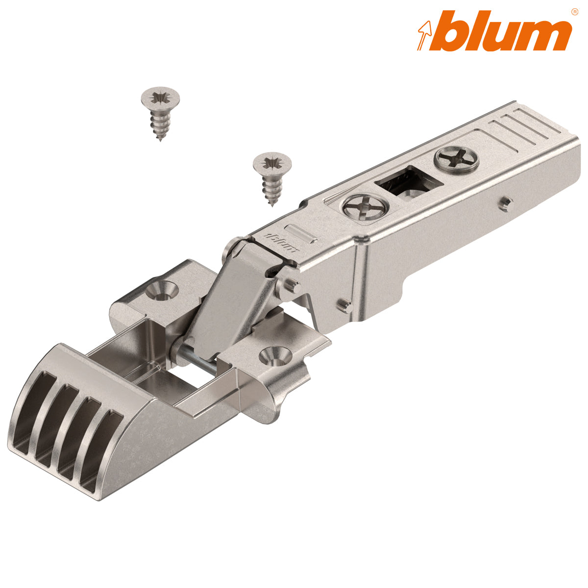 BLUM CLIP ALUMINIUM CLOSED HINGE 95deg OVERLAY SCREW-ON B by JULIUS BLUM UK LTD
