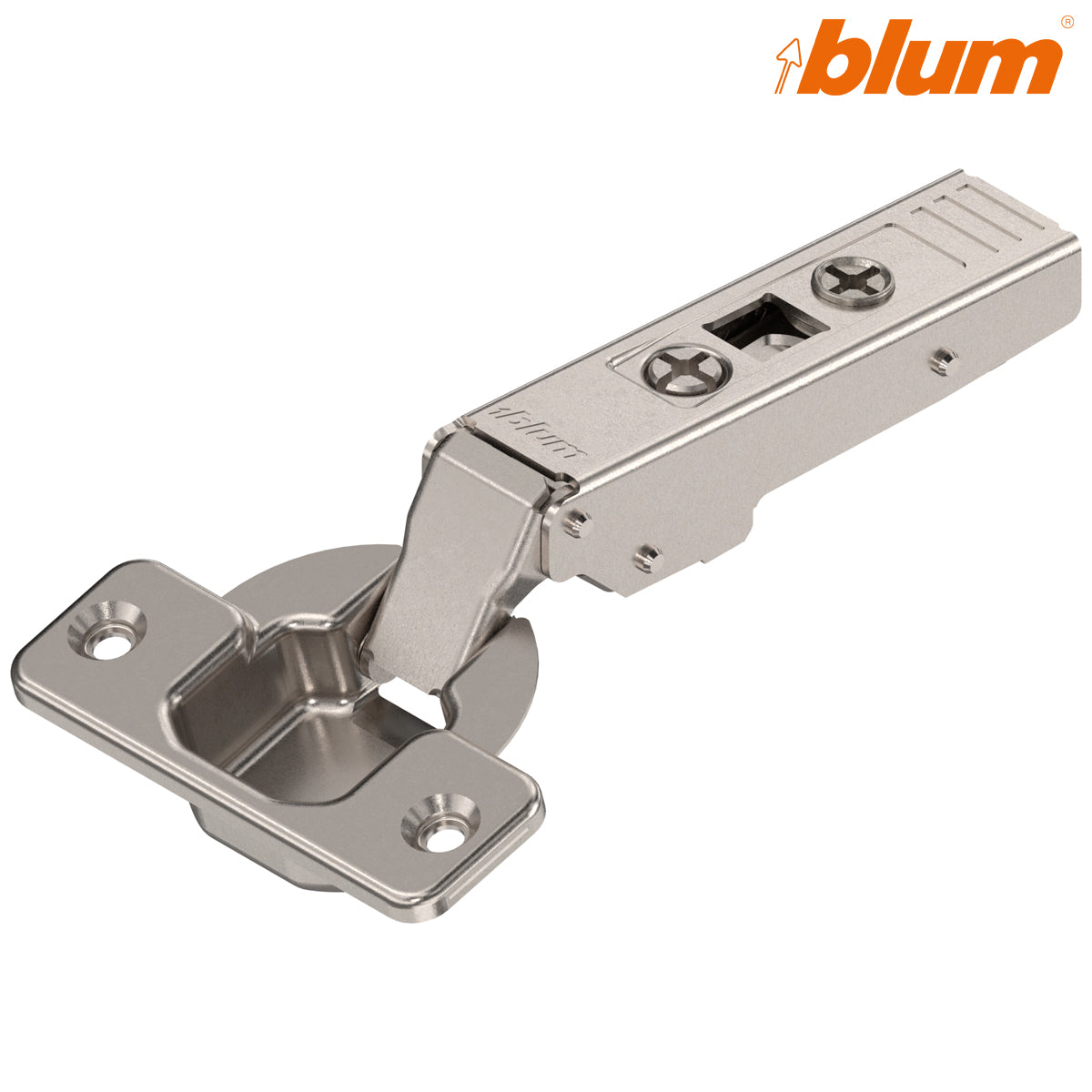 BLUM CLIP HINGE 107deg OVERLAY SCREW-ON by JULIUS BLUM UK LTD