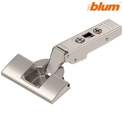 Blum 75T1590B CLIP top 107° full-overlay INSERTA cabinet hinge in nickel