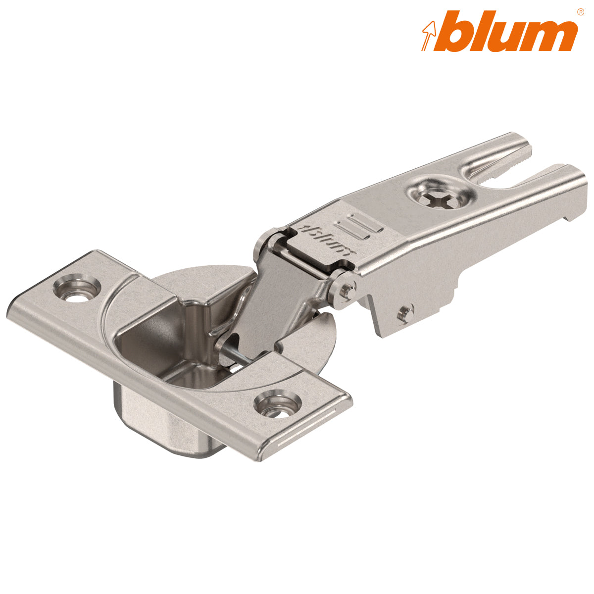 BLUM MODUL REFRIGERATOR FACADE HINGE 95deg OVERLAY SCREW-ON by JULIUS BLUM UK LTD