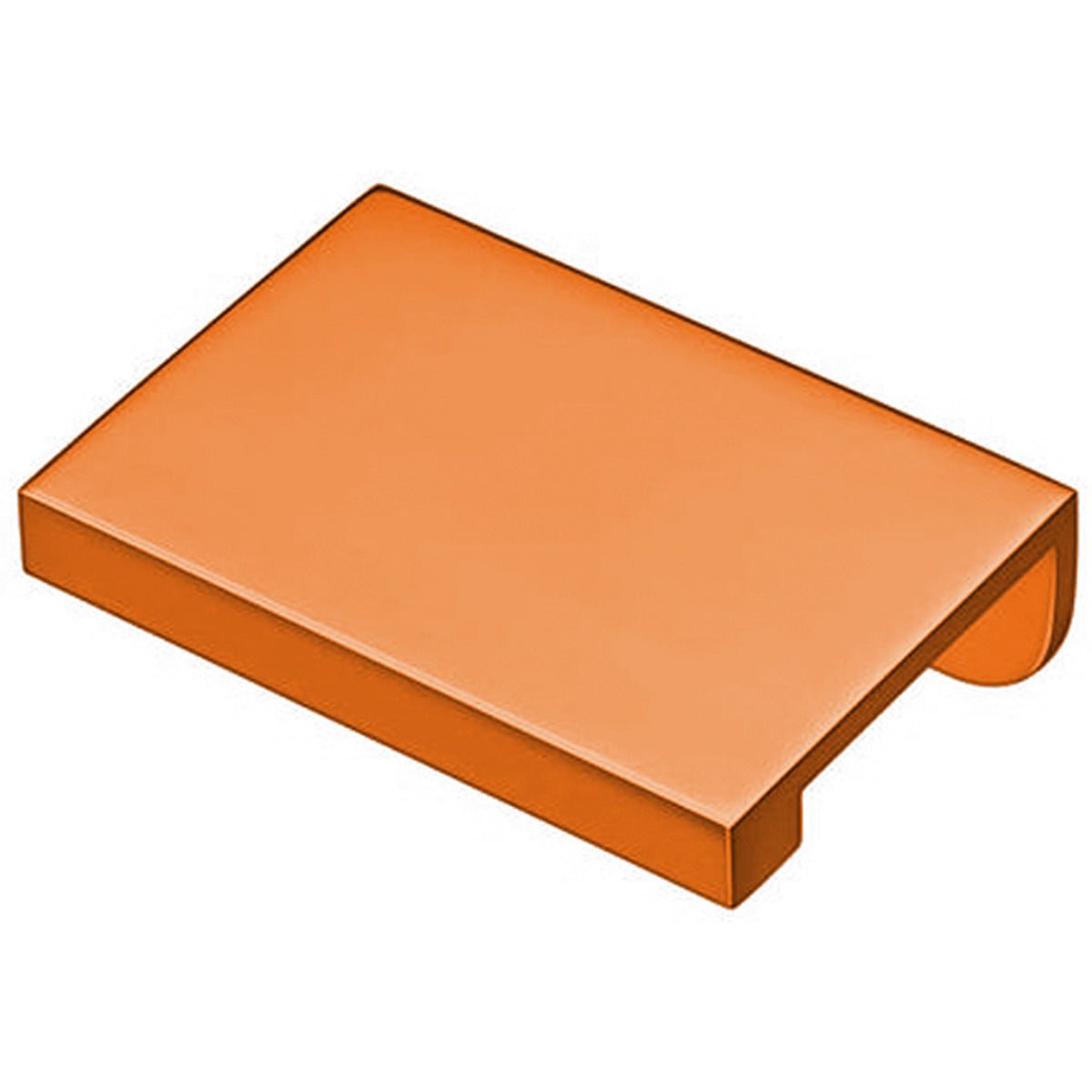 EDGE PULL+SCR CUB RTN 0075 BRS/CPL