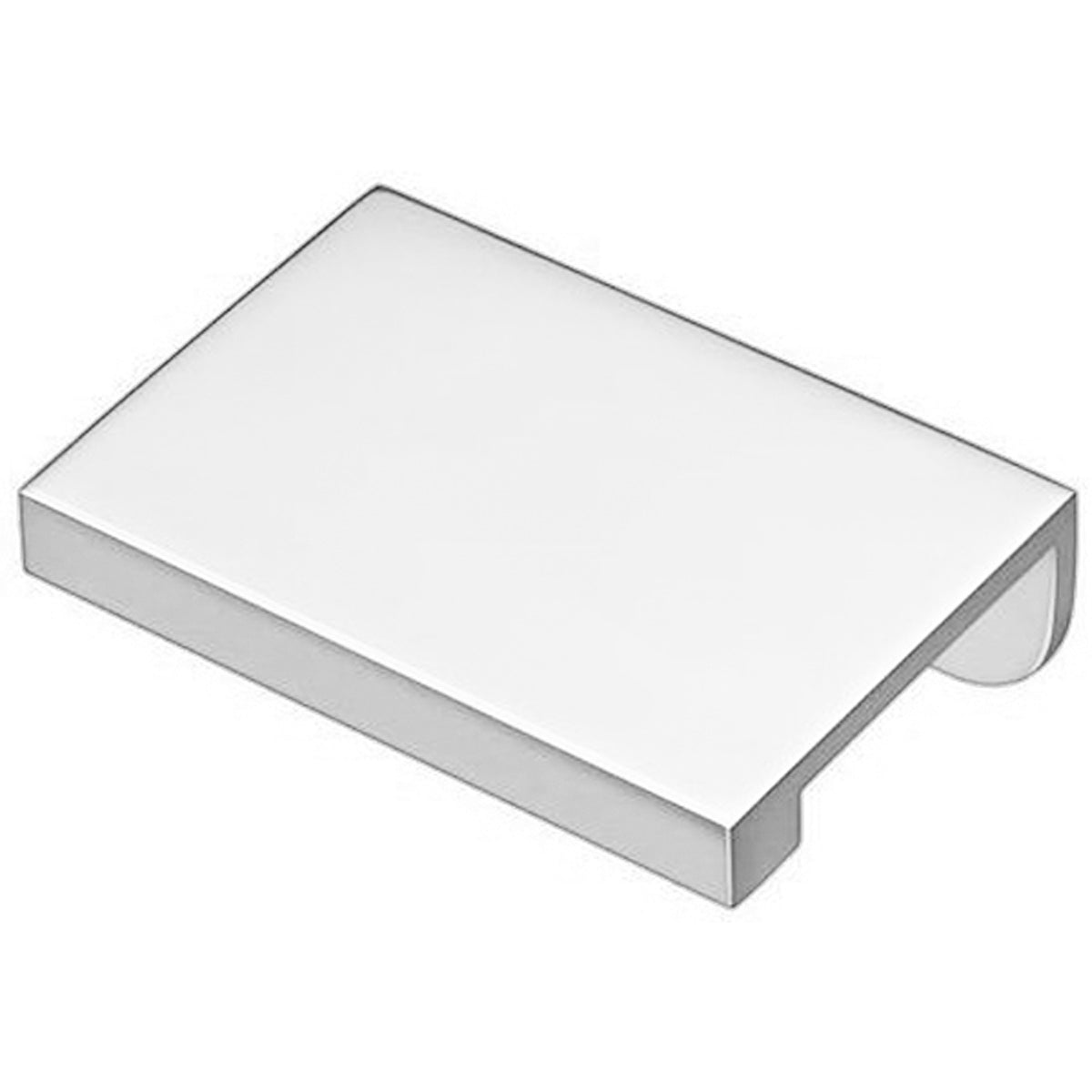 EDGE PULL+SCR CUB RTN 0075 BRS/PRL