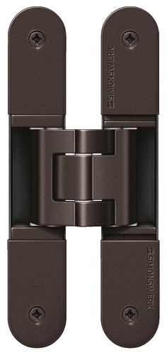 TECTUS TE340 3D HINGE 160x28 176 BRONZE FINISH DARK by SIMONSWERK UK LTD