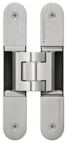 TECTUS TE340 3D HINGE 160x28 144 SATIN NICKEL by SIMONSWERK UK LTD