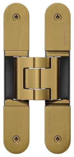 TECTUS TE340 3D HINGE 160x28 169 ANTIQUE BRASS HAIRLINE by SIMONSWERK UK LTD
