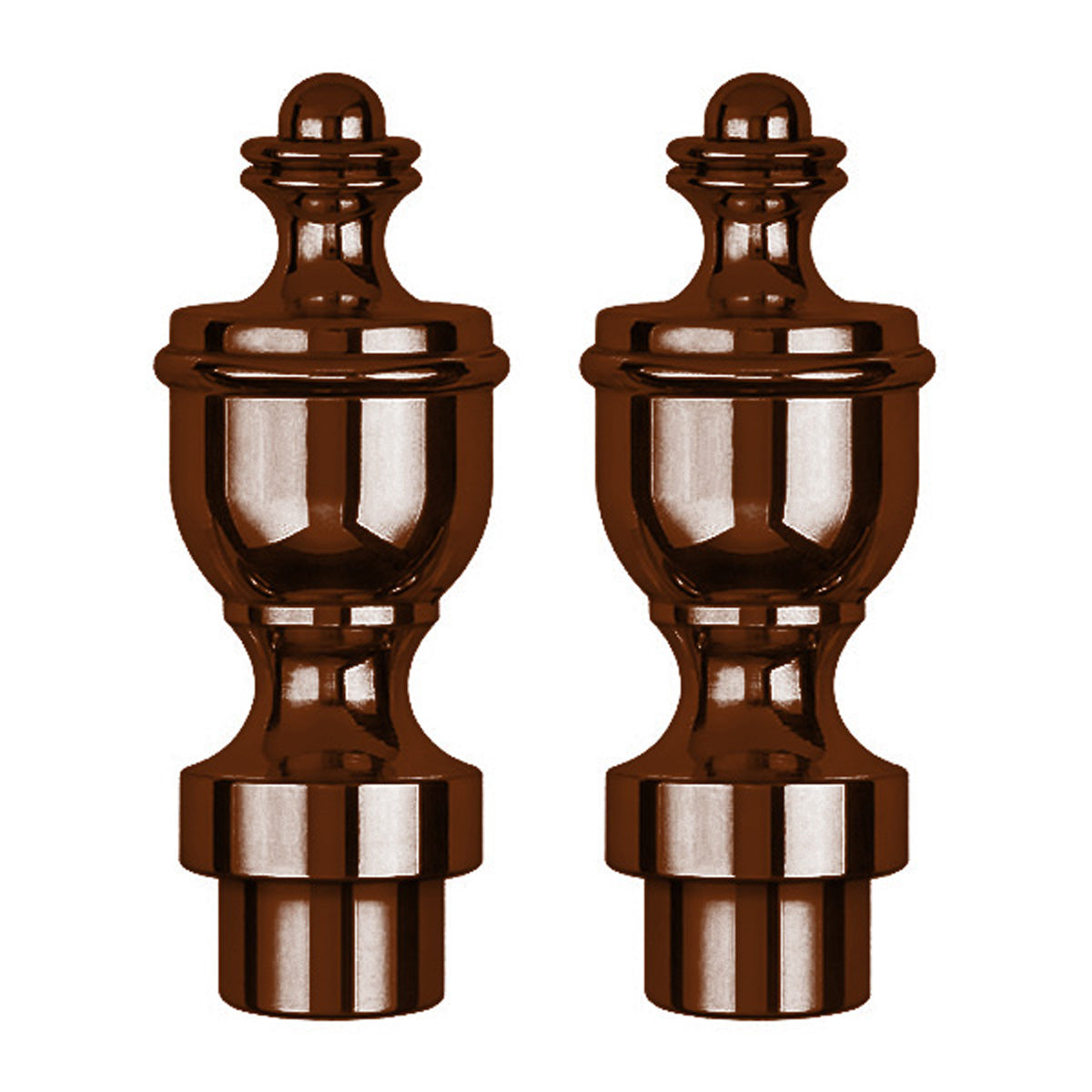 DECORATIVE FINIAL SET2 URN/BMA