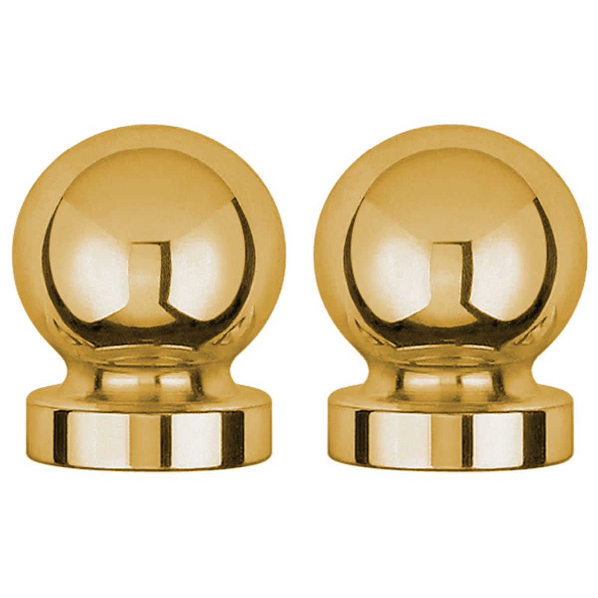 DECORATIVE FINIAL SET2 BALL/SLB