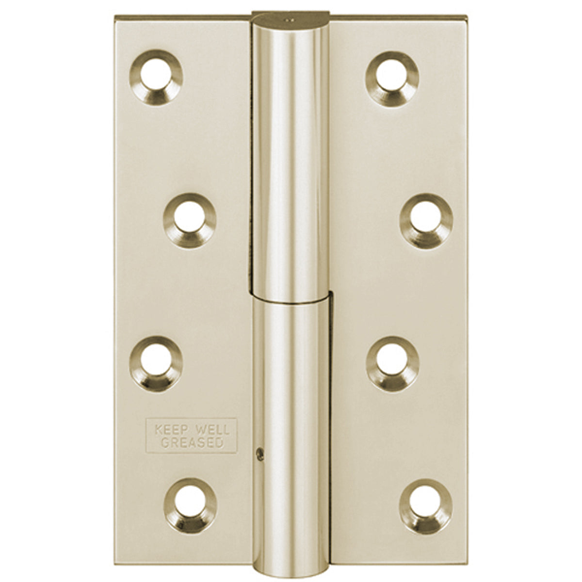 UNWASHERED SUPP HINGE 100x67 RH/BNP