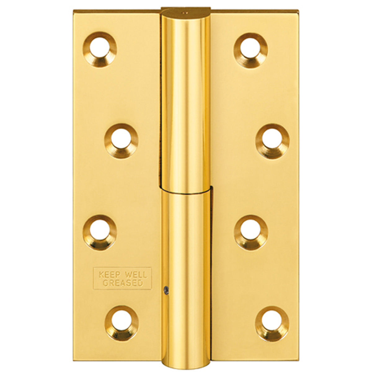 UNWASHERED SUPP HINGE 100x67 RH/PLB
