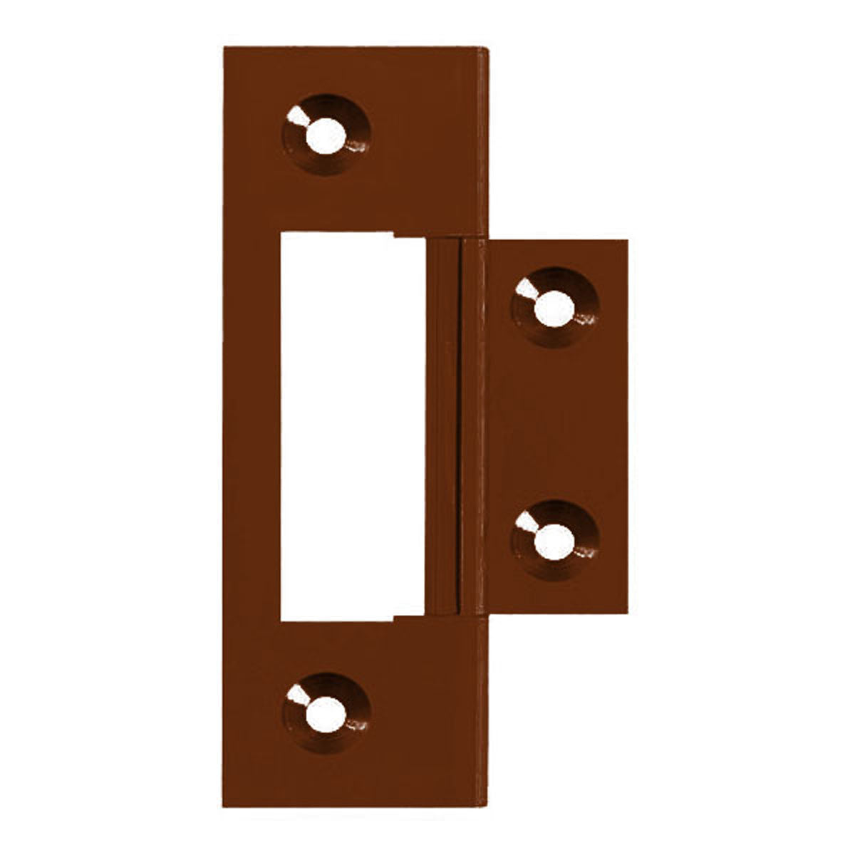 UNWASH FLUSH HINGE 64x22 BRS/BMA